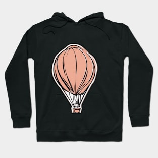 Vintage Hot Air Balloon Illustration No. 651 Hoodie